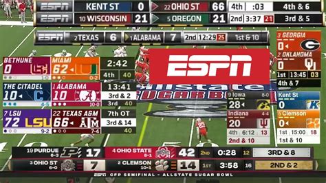 On the other. . College football scores live